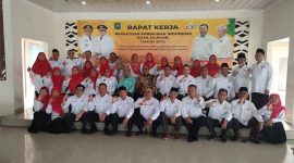 Wali Kota Cilegon, Helldy Agustian, saat menghadiri kegiatan rapat kerja Persatuan Pensiunan Indonesia (PPI) Kota Cilegon Tahun 2023 di Gedung Batik Krakatoa (GCCC), Kota Cilegon, Senin (5/6/2023). ISTIMEWA