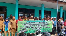 Foto bersama seusai acara Silaturahmi dan Sosialisasi Sadar Pertanian Musim Tanam Kedua Tahun 2023. (Foto: Istimewa)