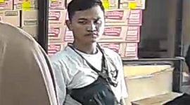 Pelaku Penjambretan di agen toko sembako di Cilame, Kecamatan Serang, Kota Serang, yang terekam CCTV Toko. ISTIMEWA