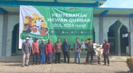 kegiatan penyerahan hewan qurban Citra Swarna Grop.ISTIMEWAH