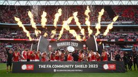 Arsenal Juara Community Shield 2023. (Foto: NET)