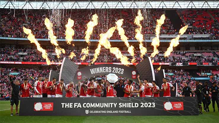 Arsenal Juara Community Shield 2023. (Foto: NET)