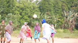 kegembiraan yang luar biasa ketika warga Kamilan Ciracas Permai, Kecamatan Cipocok Jaya, merayakan Hari Ulang Tahun ke-78 Republik Indonesia (RI) dengan semangat luar biasa. (Foto: Istimewa)