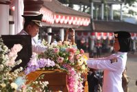 Pemkot Serang Gelar Upacara Pengibaran Bendera HUT Ke-78 RI Tahun 2023. (Foto: Istimewa)