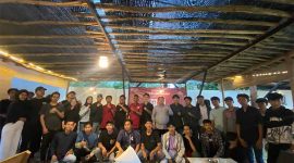 Foto Bersama Gerakan Mahasiswa dan Pelajar Kebangsaan (GMPK) Serang, seusai menggelar acara diskusi kebangsaan. (Foto: Istimewa)