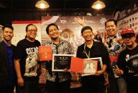 Fekraf Banten bersama para nara sumber, seusai Takshow 'Kongres Kreatif Gonjlengan'. (Foto: Istimewa)