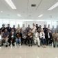Foto bersama pihak penyelenggara (EO) dengan para direksi dari beberapa perusahaan yang akan memeriahkan Industri Fair 2023, di Kantor Modern Land, Cikande, Kabupaten Serang, Provinsi Banten. (Foto: Pou)
