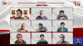 Rapat Dewan Komisioner (RDK), Otoritas Jasa Keuangan (OJK). (Foto: ScreenShot Youtube)