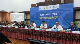 Konferensi Pers APBN KITA Regional Banten, bulan September 2023. (Foto: Istimewa)