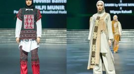 Kombinasi Wastra Batik Banten dan Tenun Baduy. (Foto: Istimewa)