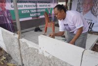 Kominitas Ojek Online (Kajol), saat mendirikan Posko Dukungan Ganjar-Mahfud MD. (Foto: Istimewa)