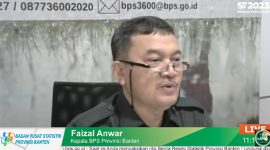 Kepala BPS Provinsi Banten, Faizal Anwar. (Foto: NET)