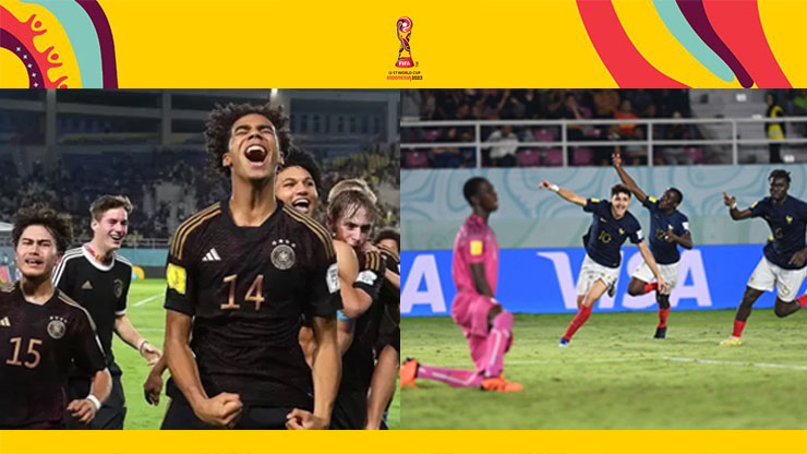Final Piala Dunia U-17, Jerman Vs Perancis. (Foto: NET)