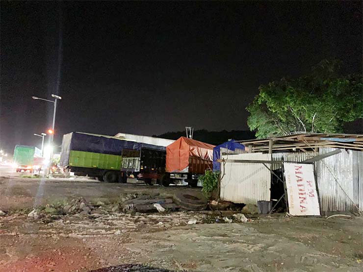 Lokasi Dugaan Penimbunan BBM Jenis Solar di Jalan Cikuasa Atas, Merak Cilegon Banten. (Foto: Istimewa)