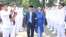 Ceremony Purna Bakti Walikota Serang Syafrudin. (Foto: Humas Setda Kota Serang)
