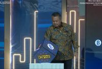 Gubernur Bank Indonesia (BI) Perry Warjiyo saat Peluncuran Laporan Perekonomian Indonesia 2023. (Foto: Youtube BI)