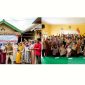 Paguyuban Sanggar Saung Lidi dan Tokoh beserta Masyarakat Desa Menes, mendukung Pemilu Damai 2024. (Foto: Etot Parker - Bantenesia)