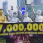 Saat Para pemain Film Agak Laen, jadi Manusia Silver dan Emas. (Foto: NET)