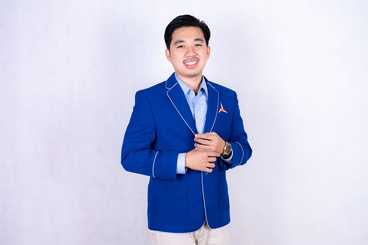 Muhammad Farhan, salah satu Caleg dari Dapil Serang 1 dan kader Demokrat Kota Serang. (Foto: Istimewa)