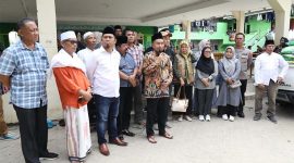 Pemkot Serang dan Bulog gelat Pasar Murah. (Foto: Humas Pemkot serang)