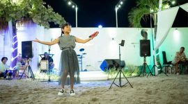 Syifa Kusuma saat Performance dalam acara Konser Amal Peduli Palestina, Gasenda dan Elok Project. (Foto: Instagram Official Syifa Kusuma)