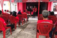 Silaturahmi Ketua DPC PDI-Perjuangan Kota Serang, Bambang Janoko bersama para kader PAC serta Ranting Partai. (Foto: Bantenesia)