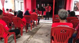 Silaturahmi Ketua DPC PDI-Perjuangan Kota Serang, Bambang Janoko bersama para kader PAC serta Ranting Partai. (Foto: Bantenesia)