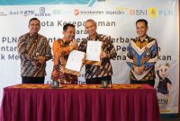 Bank Banten dan PLN UID Kerjasama Strategis Ketenagalistrikan Banten. (Foto: Istimewa)