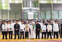 Tarhib Ramadhan 1445 H/ 2024 M, Program 'Jaga Kiyai', Baznas Kabupaten Serang bersama Pemerintah Kabupaten Serang. (Foto: Bantenesia)