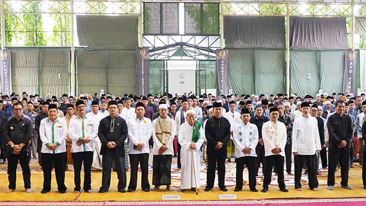 Tarhib Ramadhan 1445 H/ 2024 M, Program 'Jaga Kiyai', Baznas Kabupaten Serang bersama Pemerintah Kabupaten Serang. (Foto: Bantenesia)