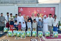 Silaturahmi, Bukber dan Santunan Anak Yatim, PT Dipo Group Serang. (Foto: Bantenesia)
