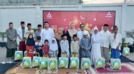 Silaturahmi, Bukber dan Santunan Anak Yatim, PT Dipo Group Serang. (Foto: Bantenesia)