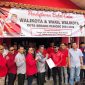 Ketua DPW PAN Provinsi Banten, Syafrudin saat mendaftar Penjaringan di Kantor PDI Perjuangan Kota Serang dan disambut baik oleh Bambang Janoko, Ketua DPC PDIP Kota Serang. (Foto: Bantenesia)