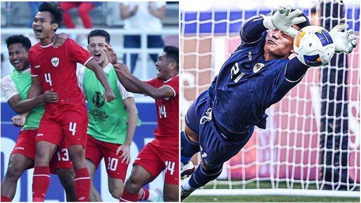 Timnas Indonesia U-23 saat mengalahkan Timnas Australia U-23 dalam laga lanjutan Piala Asia U-23. (Fot: NET)