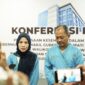 Pasangan bakal calon Bupati Serang, Ratu Zakiyah dan Najib Hamas, saat menjalani Tes Kesehatan di RSUD Banten. (Foto: Istimewa)