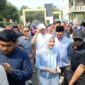 Kunjungan Paslon Bupati dan Wakil Bupati Kabupaten Serang, Ratu Zakiyah-Najib Hamas bersama Rafi Ahmad ke Pondok Pesantren Al-Ma’arif. (Foto: Istimewa)