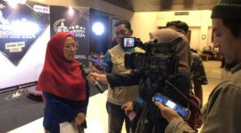 Kaban Bappeda Kota Serang, Ina Linawati saat diwawancarai Media, pada Malam Anugerah Penghargaan Lomba INOVASI Daerah 2024. (Foto: Bantenesia.NET)