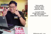 Founder TWIN Photo & Video sekaligus Ketua HIPDI DPD Provinsi Banten, Febriansyah Selamat Pribadi, ST. (Foto: Official Instagram @febriansyah_twin)