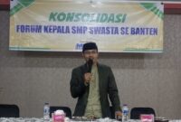 Ketua Forum Kepala Sekolah Swasta (FKSS) Provinsi Banten, Azmi Maulidy. (Foto: Bantenesia)