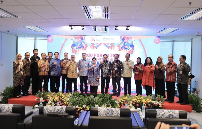 OJK meluncurkan Sistem Informasi Governance, Risk, and Compliance (SI-GRC) dalam acara Risk and Quality Officer (RQO) Forum 2025. (Foto: Istimewa)