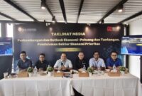 Taklimat Media, Perkembangan dan Outlook Ekonomi: Peluang dan Tantangan, Pendalaman Sektor Ekonomi Prioritas. (Foto: Mr. Hedi)