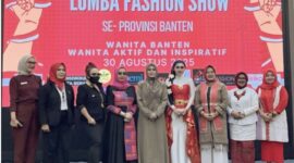 Rossys Entertainment, Perwosi, Ipemi bersama Horison TC-UPI Serang, Sukses Gelar Gebyar Merah Putih Fashion Show 2025. (Foto: Istimewa)