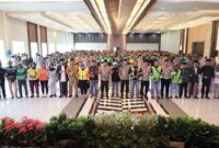 Silaturahmi Kamtibmas dan Doa Bersama dengan Mitra Ojek Online (Ojol) se-Provinsi Banten. (Foto: Bidhumas Polda Banten)