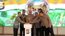 Polda Banten meresmikan Kampung Bhayangkara Pangan Mandiri, sebagai bentuk Dukungan Program Pemerintah Dorong Ketahanan Pangan Nasional. (Foto: Istimewa)