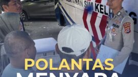 Polantas Menyapa, Pelayanan SIM Keliling. (Foto: Istimewa)