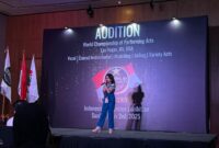 Syifa Kusuma saat mengikuti Audisi ajang bergengsi World Championship of Performing Arts (WCOPA). (Foto: Istimewa)