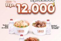 Promo, Menu Sarapan ‘SAT SET’ Nahdi Arabian Chicken. (Foto: Official_NAHDI)