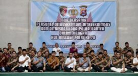 Doa Bersama dalam rangka HUT ke-78 Reserse Polda Banten. (Foto: Istimewa)