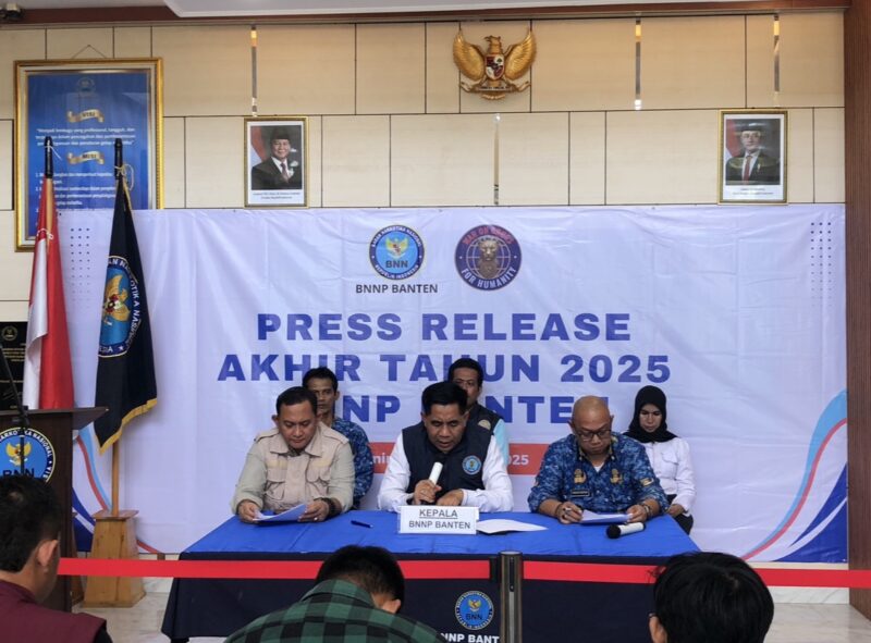 BNN Catat Kasus Narkoba di Banten, Meningkat Sepanjang 2025. (Foto: Bantenesia)