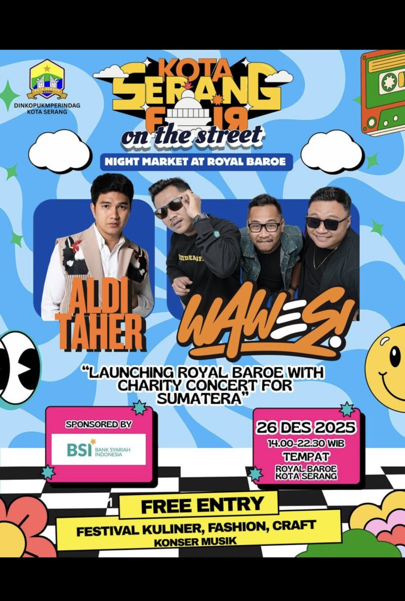 Kota Serang On The Street (Vol 2), Launching Royal Baroe. (Foto: Official IG Kota Serang Fair)